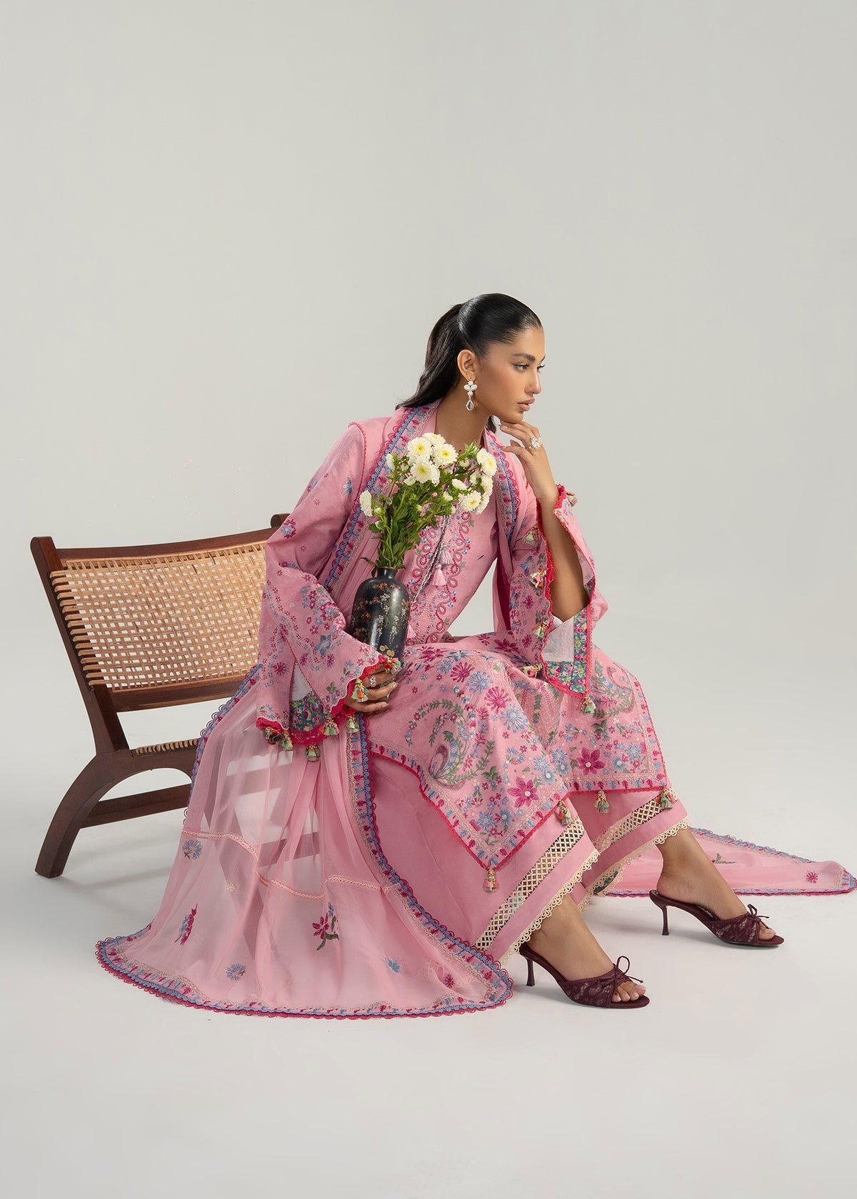 hussain rehar pink dress Hussain Rehar